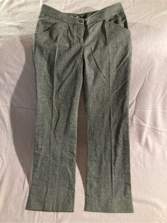 Dolce & Gabbana Pants - Dolce & Gabbana Men's Gray Wool Dress Trousers